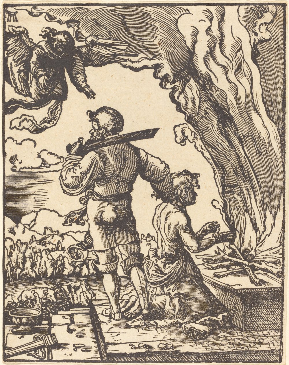 El sacrificio de Abraham de Albrecht Altdorfer