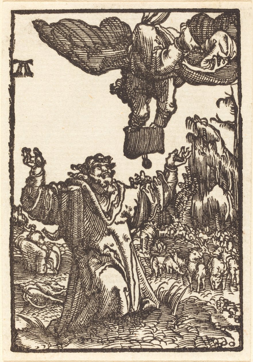 Anunciación a Joaquín de Albrecht Altdorfer