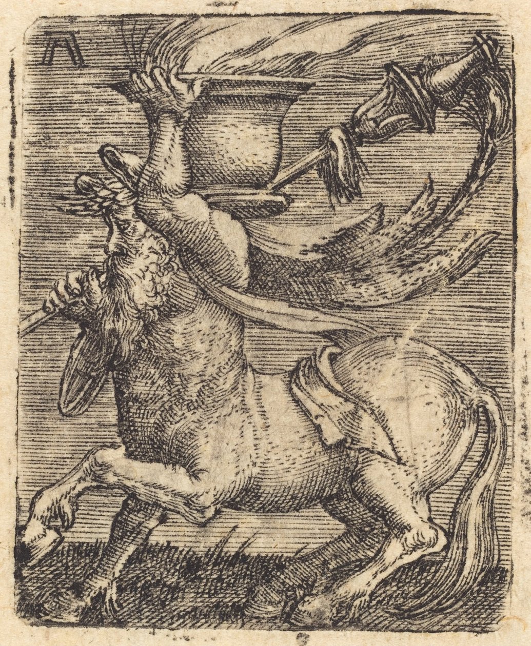 Centauro con un jarrón de Albrecht Altdorfer