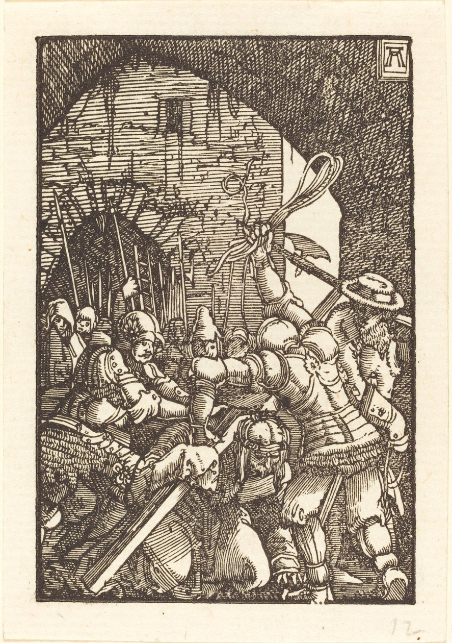 Cristo llevando la cruz de Albrecht Altdorfer