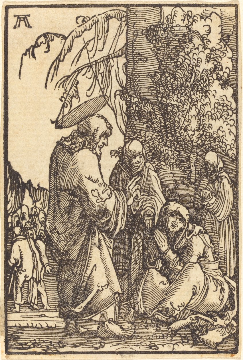 Cristo despidiéndose de María de Albrecht Altdorfer