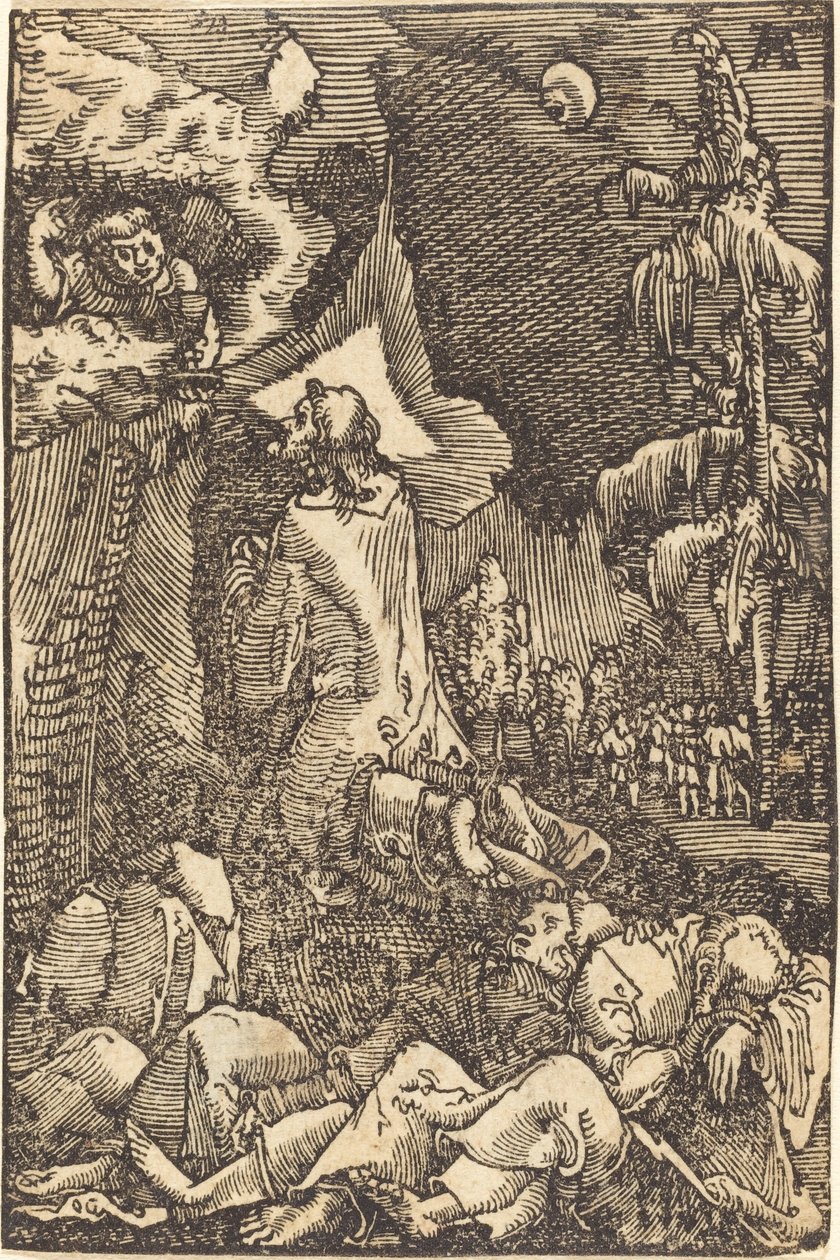 Cristo en el Monte de los Olivos de Albrecht Altdorfer