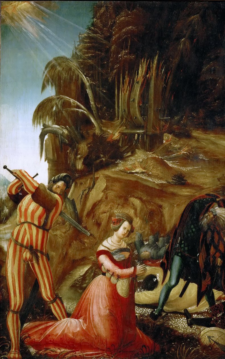 Decapitación de Santa Catalina de Albrecht Altdorfer