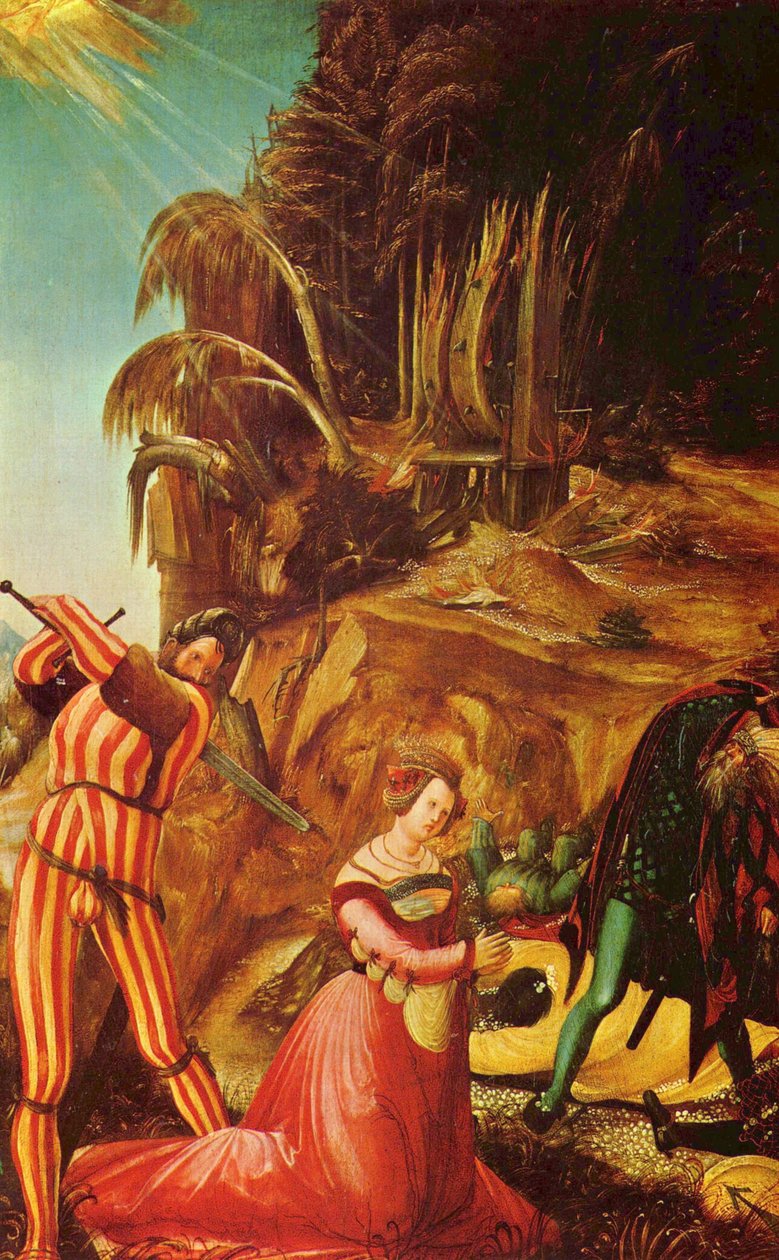 Decapitación de Santa Catalina de Albrecht Altdorfer