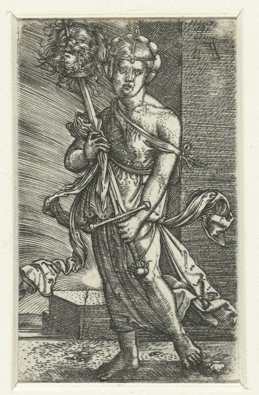 Judit con la cabeza de Holofernes de Albrecht Altdorfer
