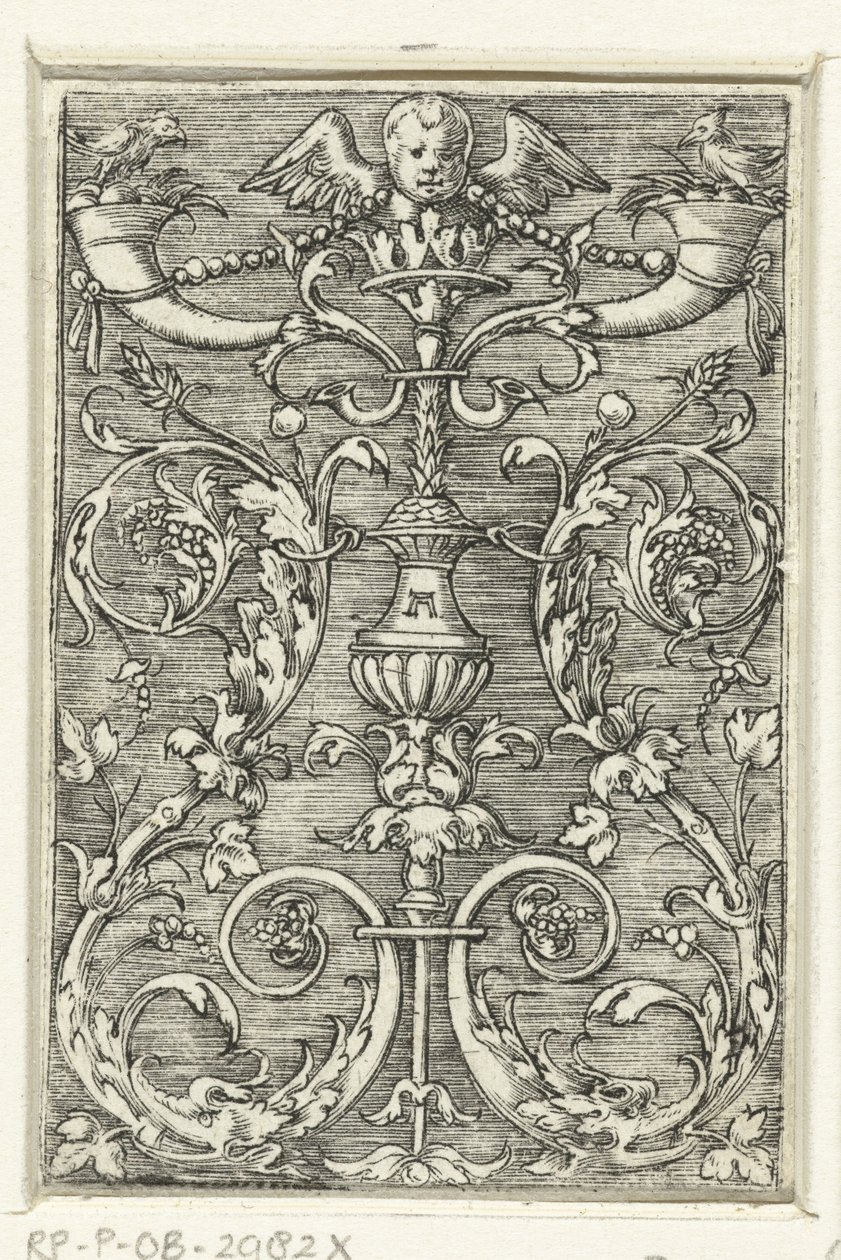 Candelabro con un querubín de Albrecht Altdorfer