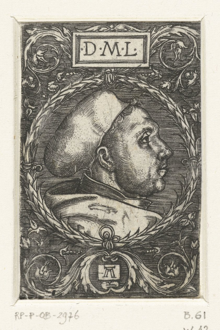 Retrato de Martín Lutero de Albrecht Altdorfer