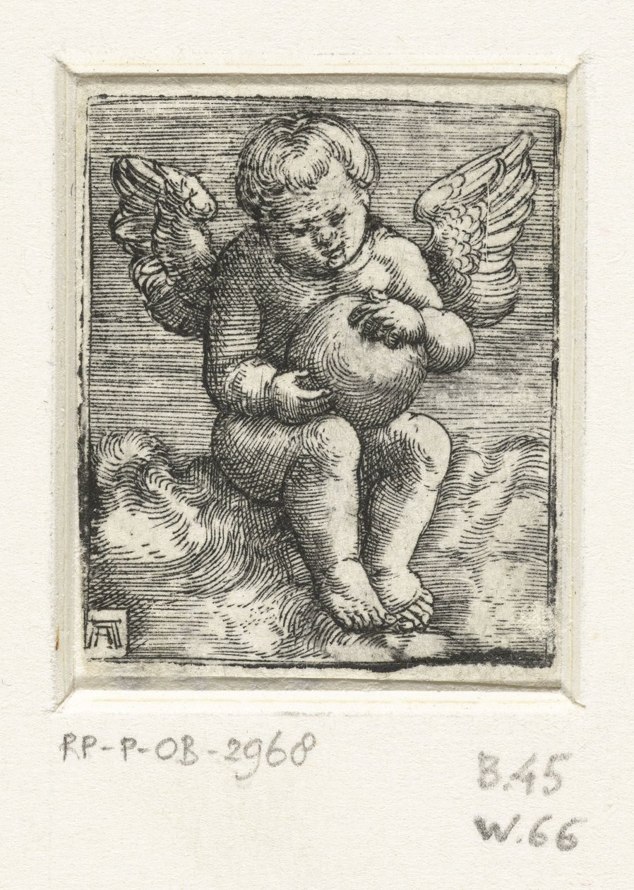 Putto con una pelota de Albrecht Altdorfer