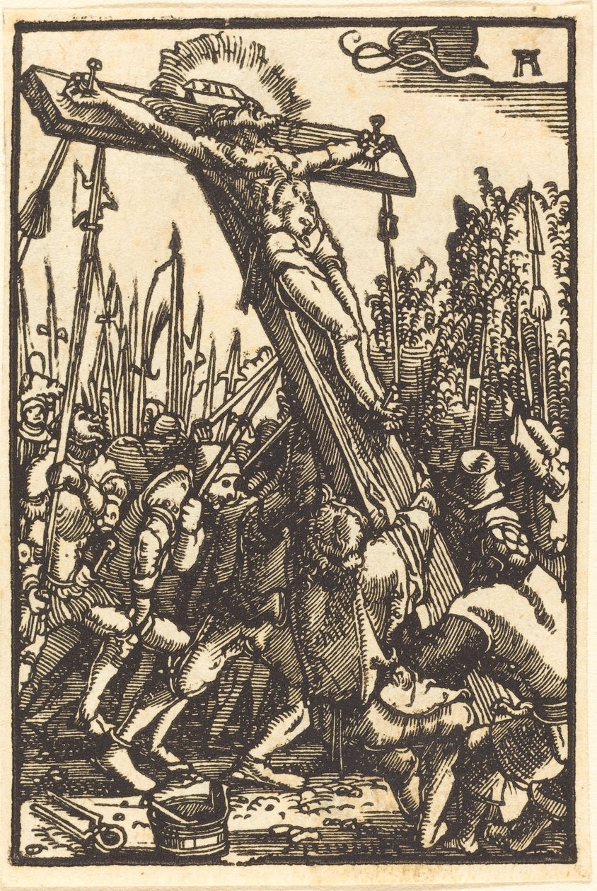 El levantamiento de la cruz de Albrecht Altdorfer
