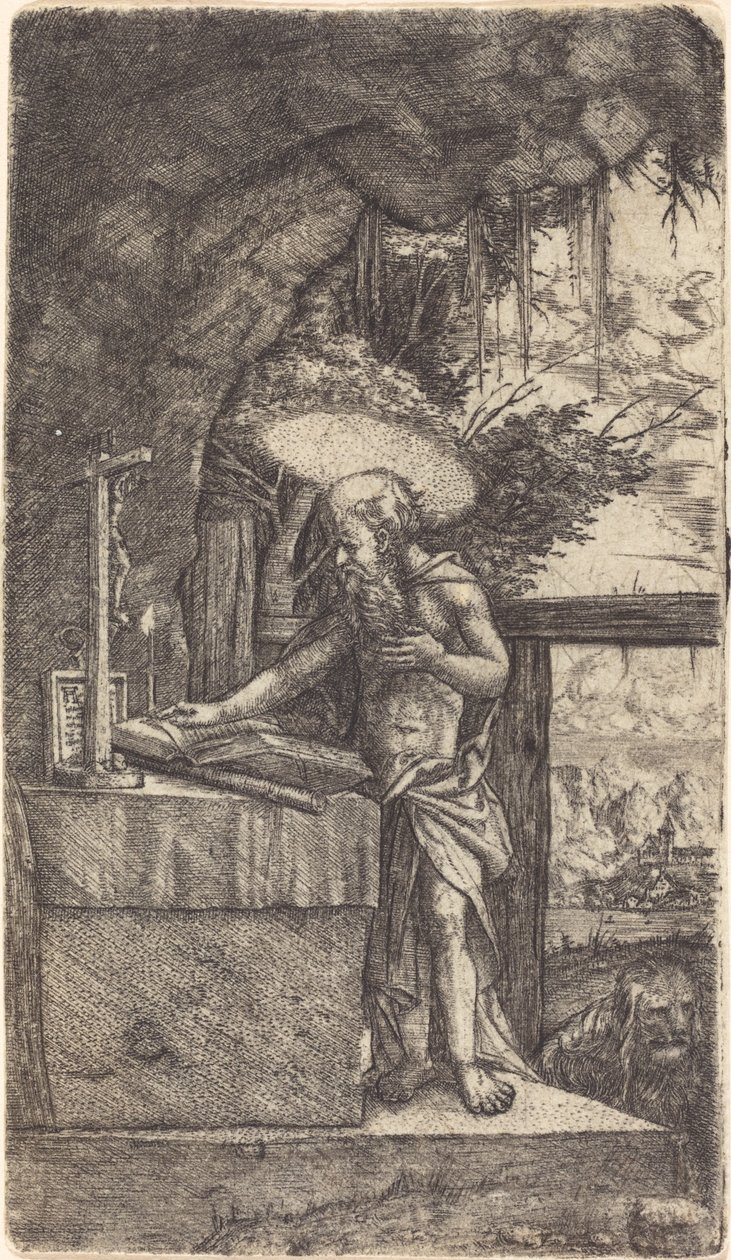 San Jerónimo leyendo de Albrecht Altdorfer