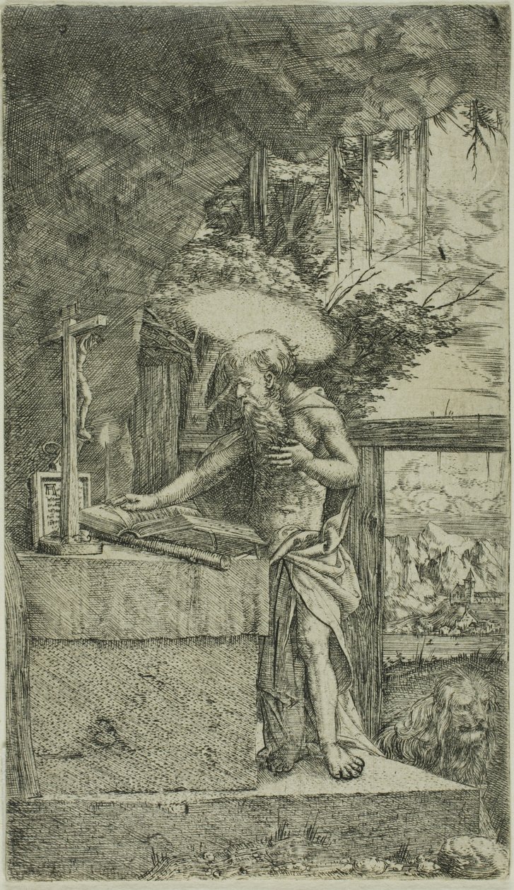 Lectura de San Jerónimo de Albrecht Altdorfer