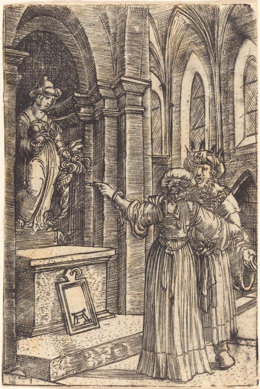 Salomón rezando a los ídolos de Albrecht Altdorfer