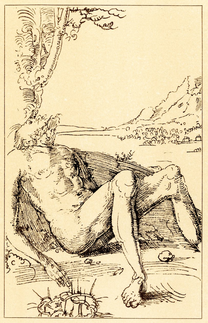 Estudio sobre una lamentación de Albrecht Altdorfer