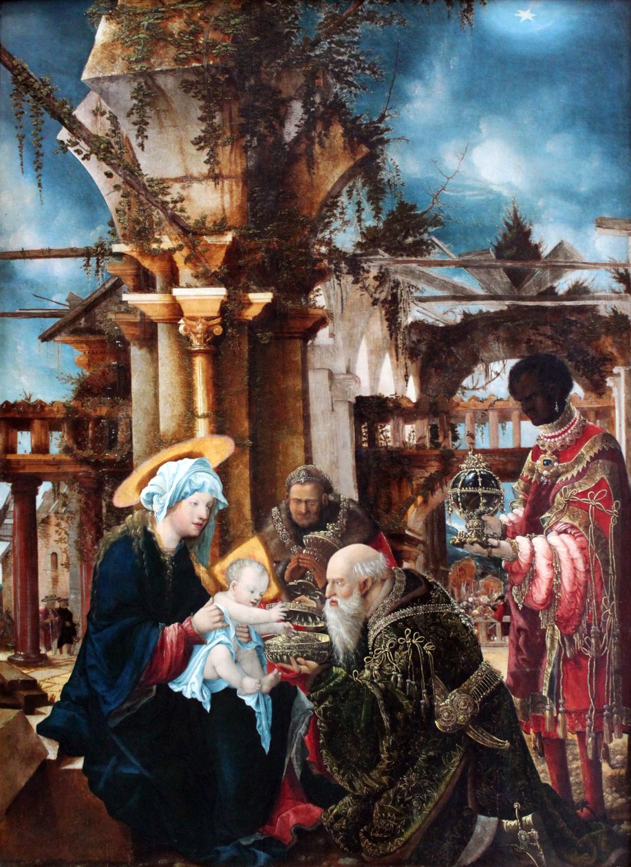 Adoración de los Reyes Magos de Albrecht Altdorfer