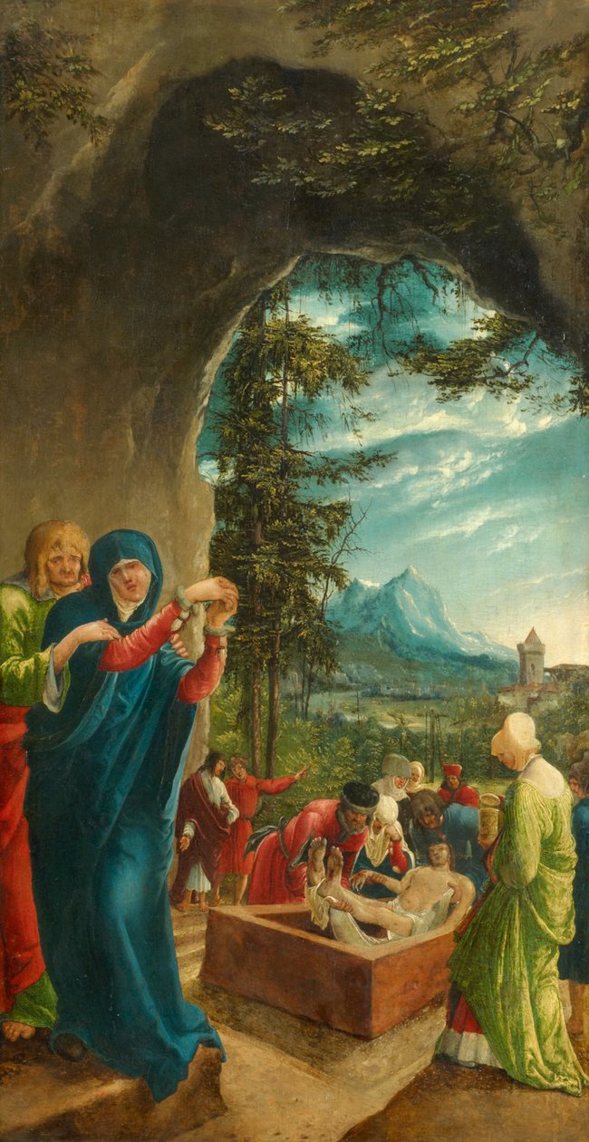 El Entierro de Cristo, 1518 de Albrecht Altdorfer
