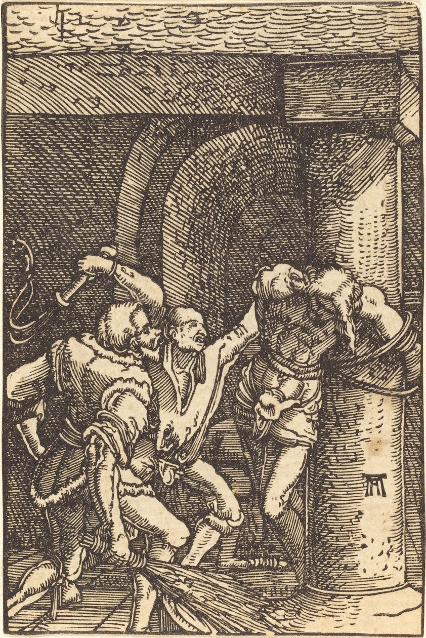 La flagelación de Cristo de Albrecht Altdorfer