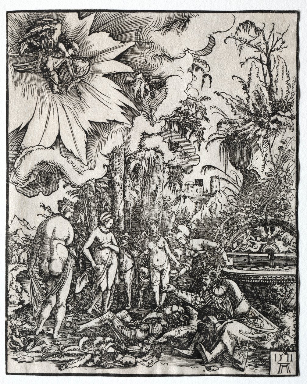 El juicio de Paris, 1511 de Albrecht Altdorfer