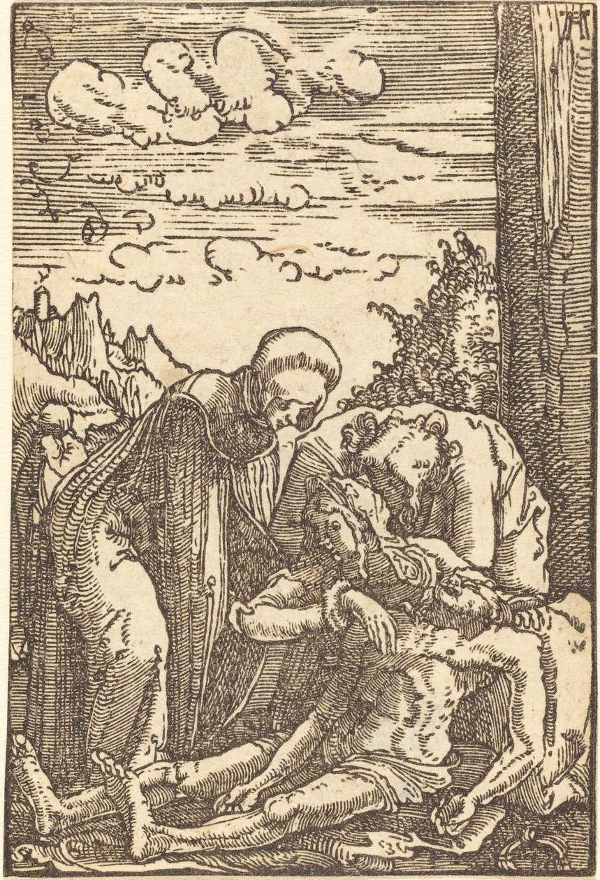 La lamentación de Cristo de Albrecht Altdorfer
