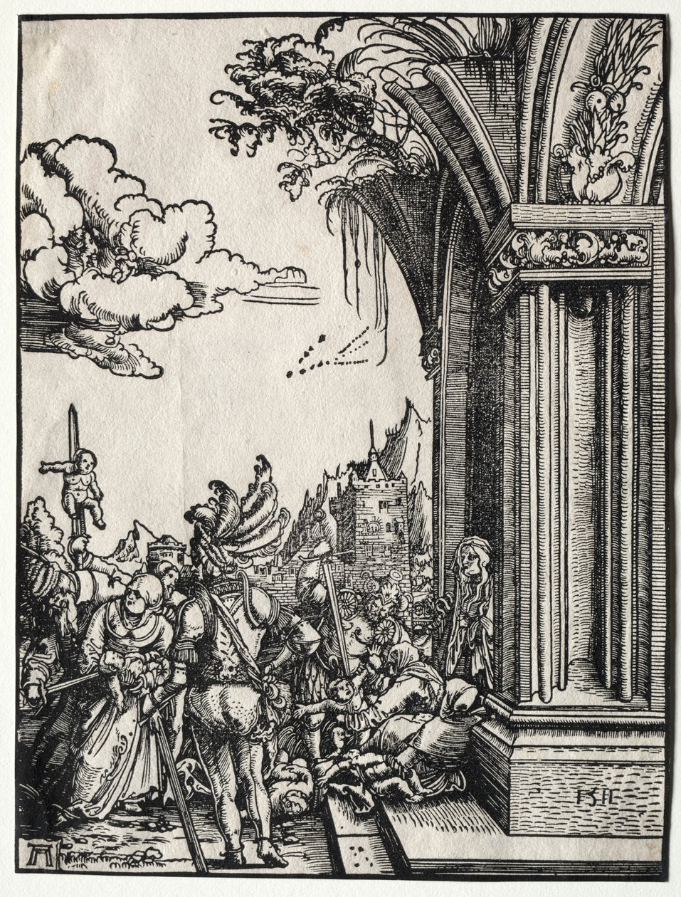 La masacre de los inocentes, 1511 de Albrecht Altdorfer