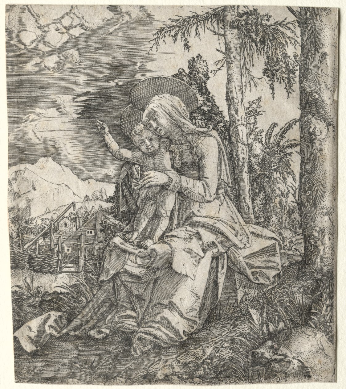 La Virgen en un Paisaje de Albrecht Altdorfer