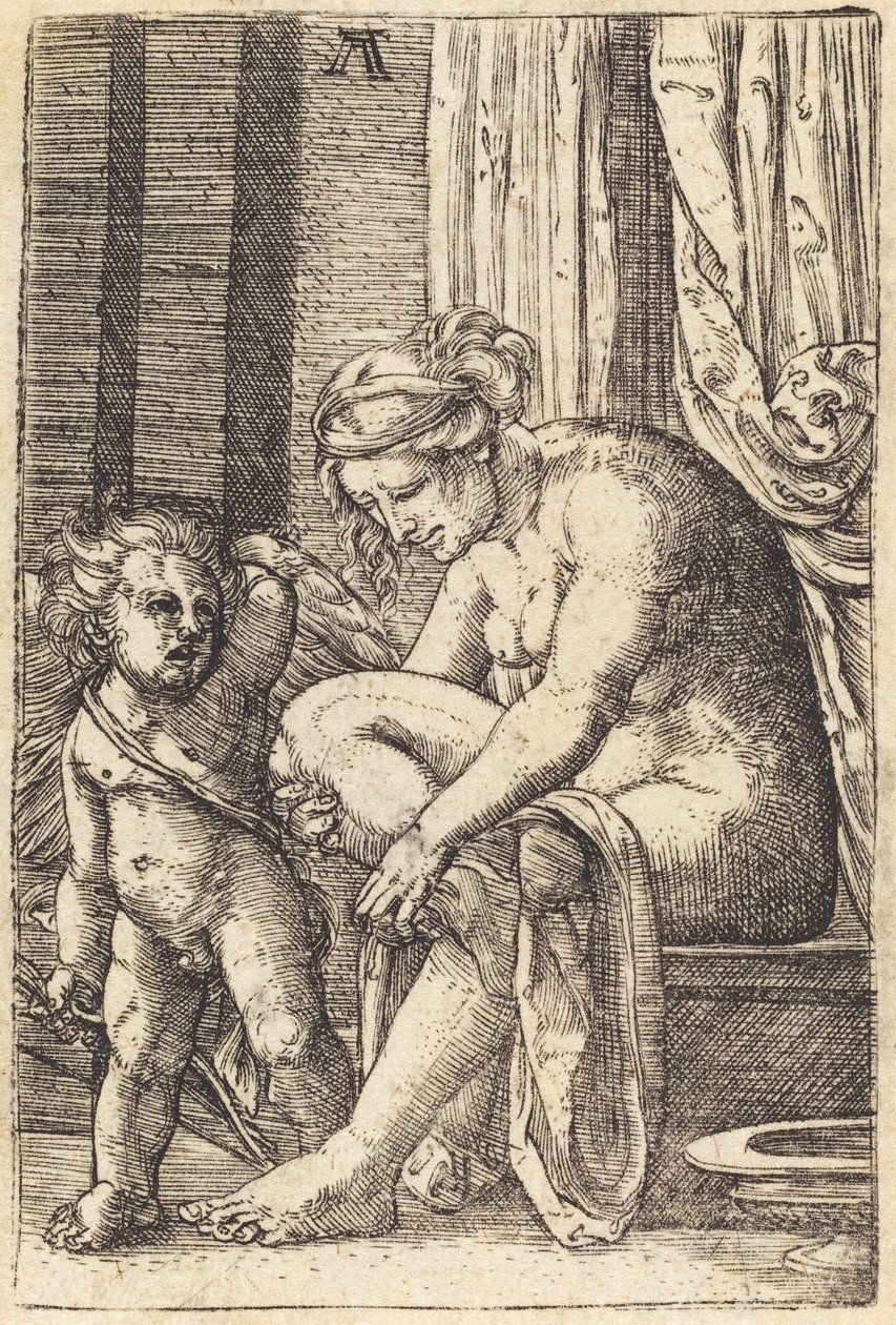 Venus después del baño de Albrecht Altdorfer