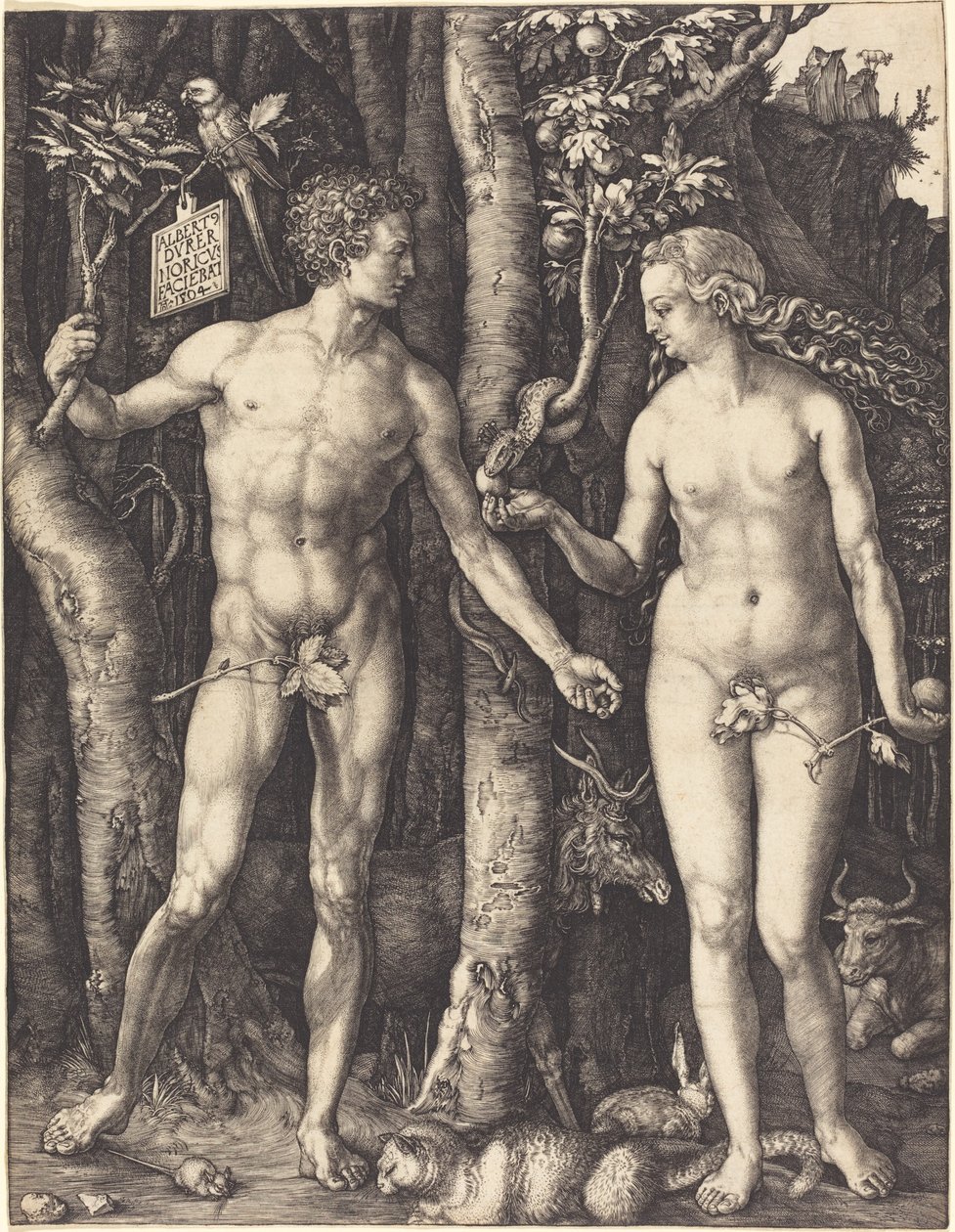 Adán y Eva de Albrecht Dürer