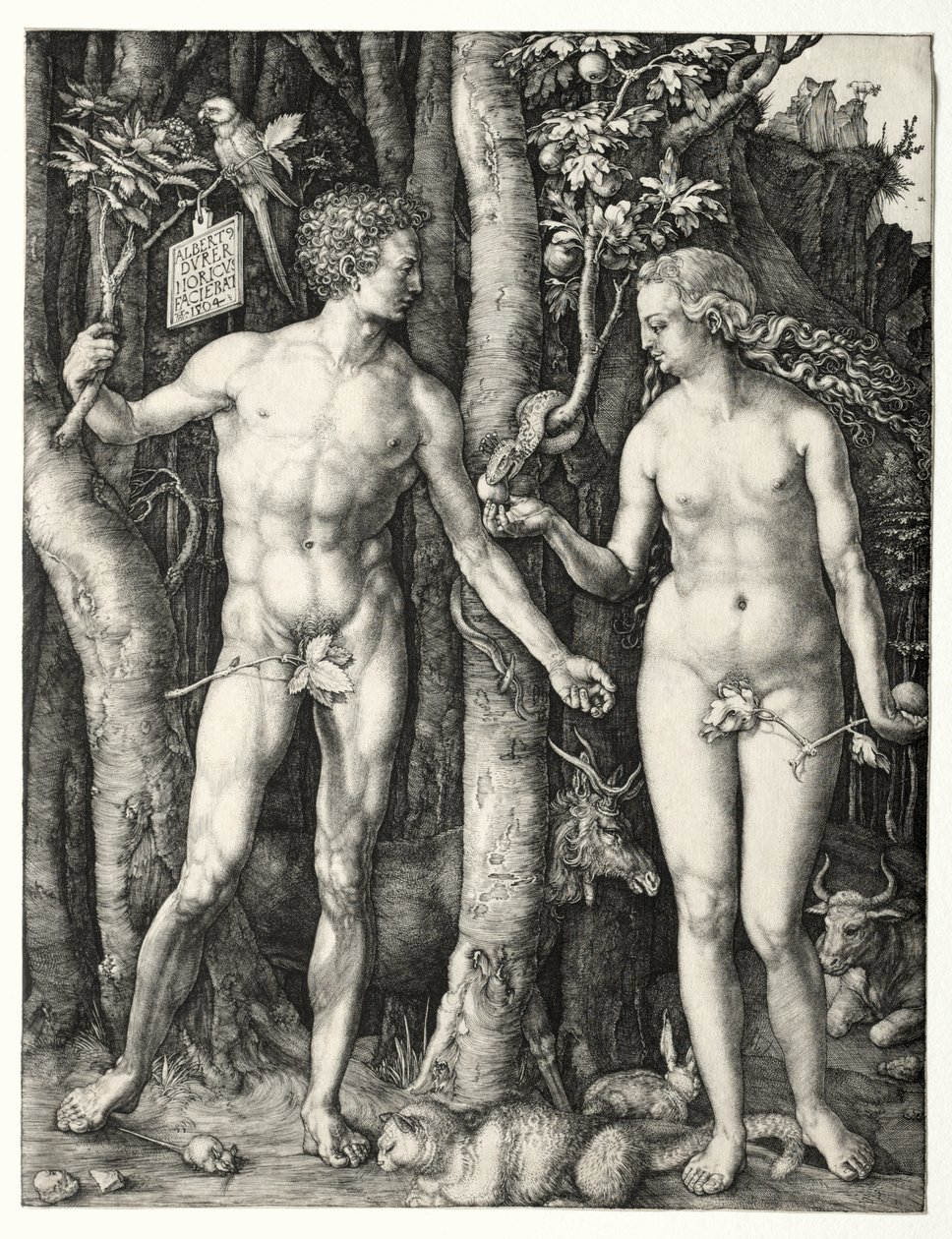 Adán y Eva de Albrecht Dürer