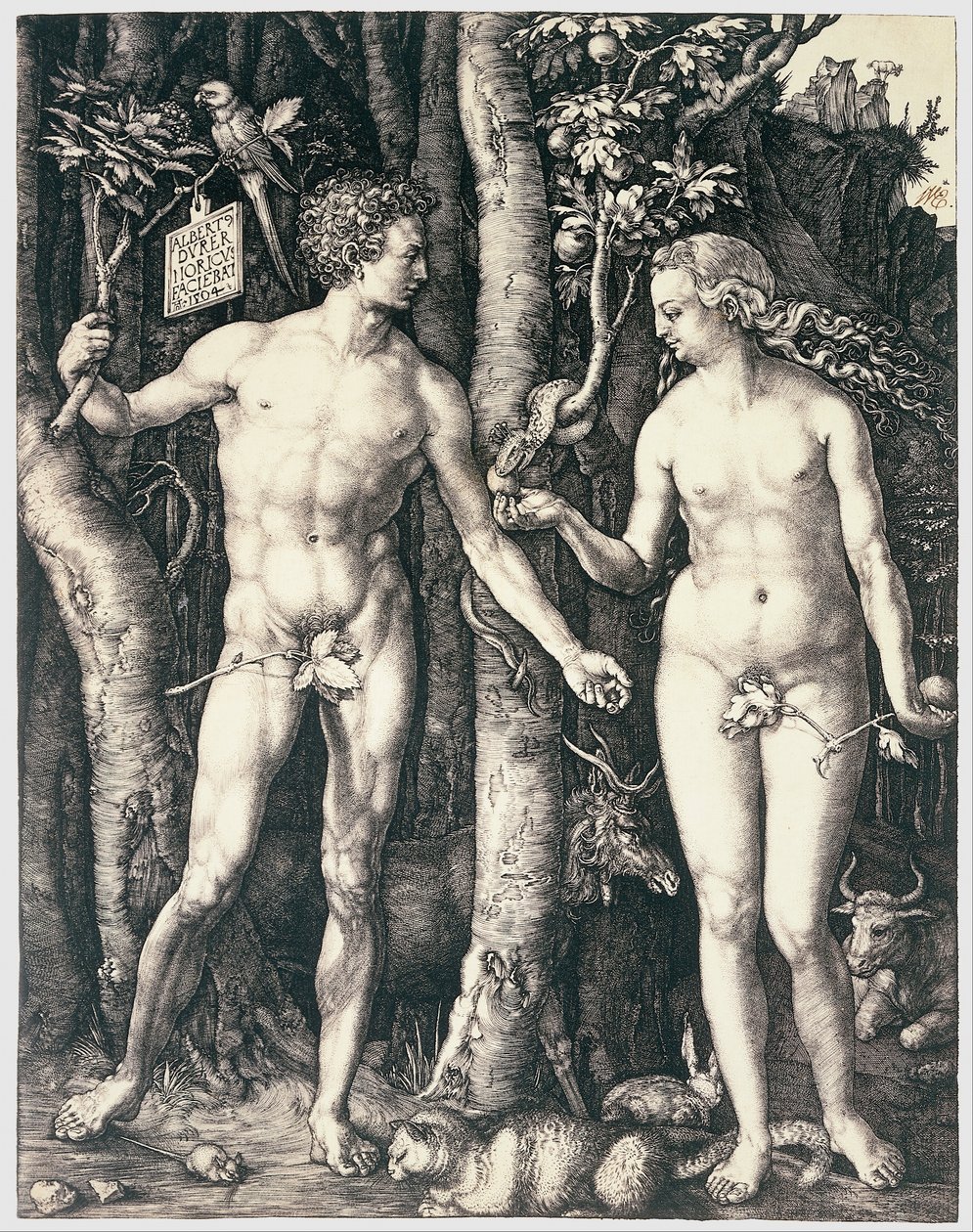 Adán y Eva de Albrecht Dürer