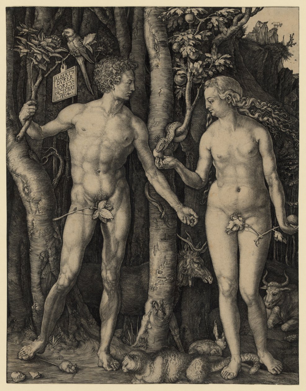Adán y Eva de Albrecht Dürer