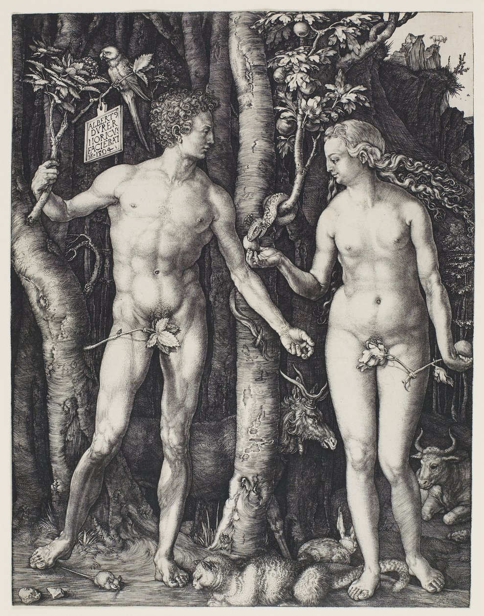 Adán y Eva de Albrecht Dürer