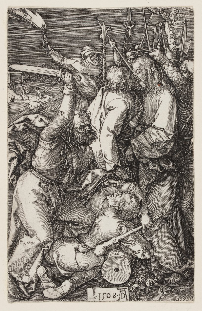 Traición de Cristo, de La Pasión Grabada de Albrecht Dürer