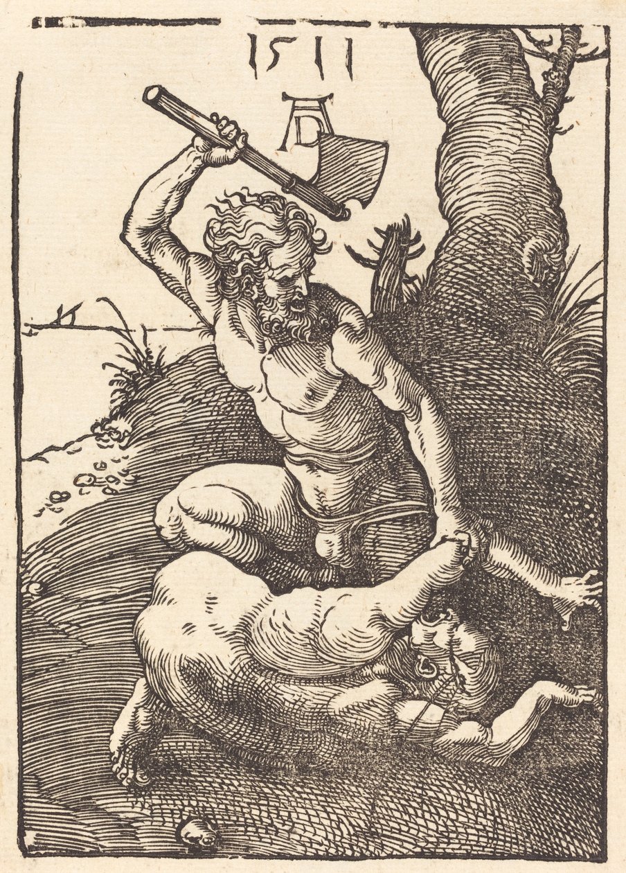 Caín matando a Abel, 1511 de Albrecht Dürer