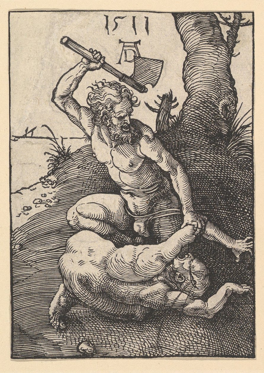 Caín matando a Abel de Albrecht Dürer