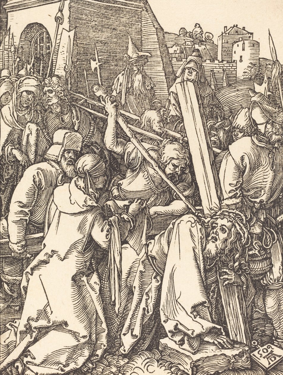 Cristo llevando la cruz, 1509 de Albrecht Dürer