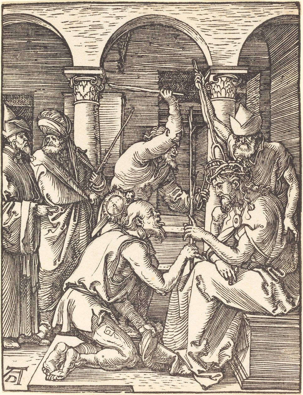 Cristo coronado de espinas de Albrecht Dürer