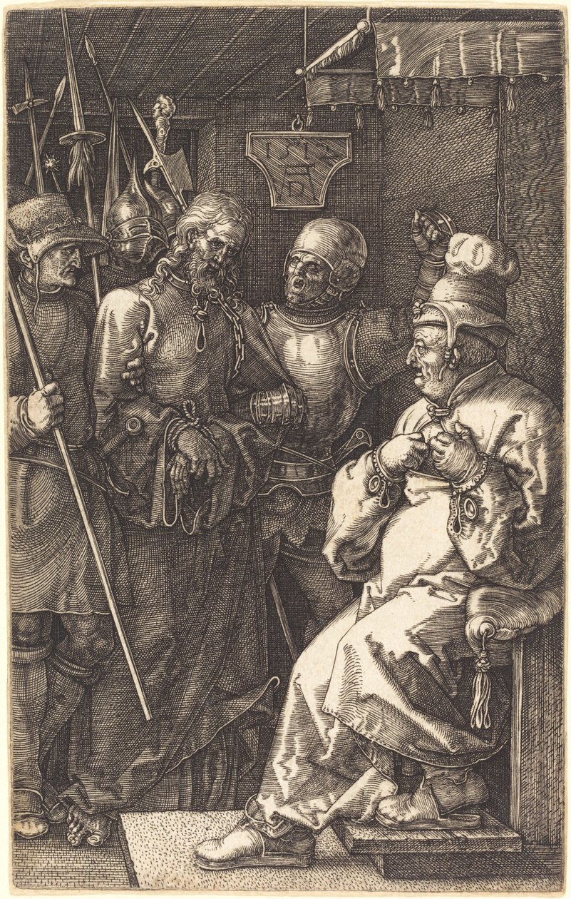 Cristo ante Caifás de Albrecht Dürer