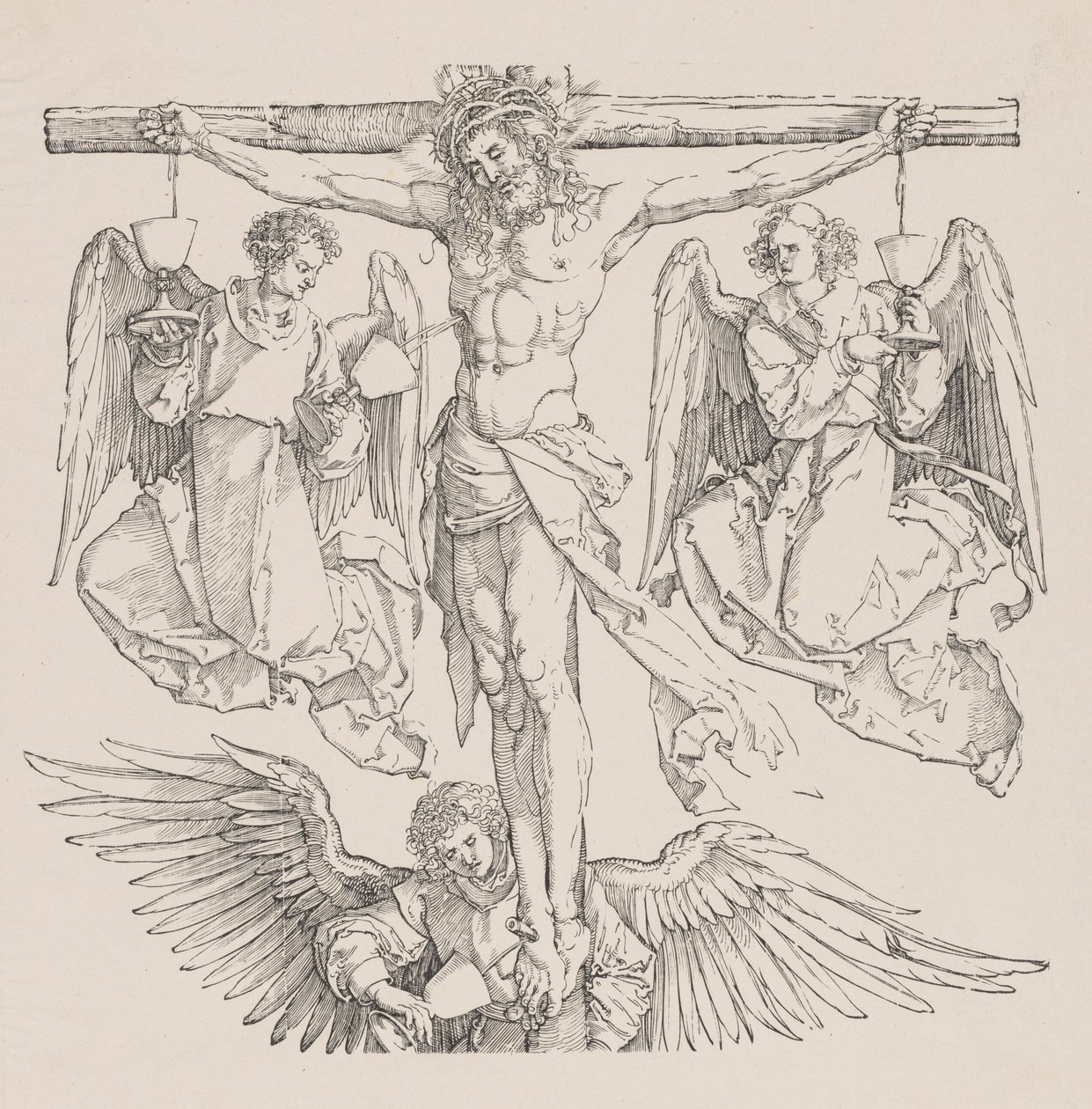 Cristo en la cruz de Albrecht Dürer