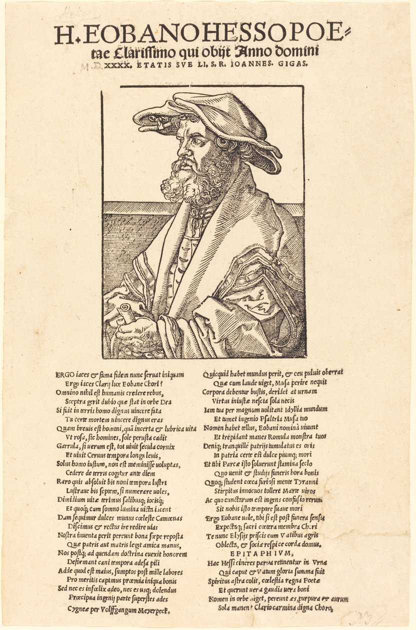 Eobanus Hess de Albrecht Dürer