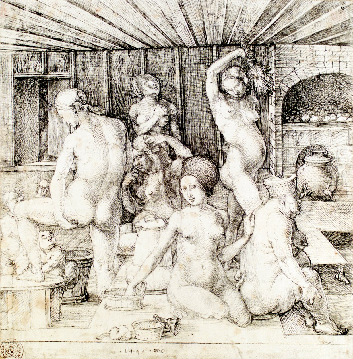 Alemán: Frauenbad El baño de las mujeres de Albrecht Dürer