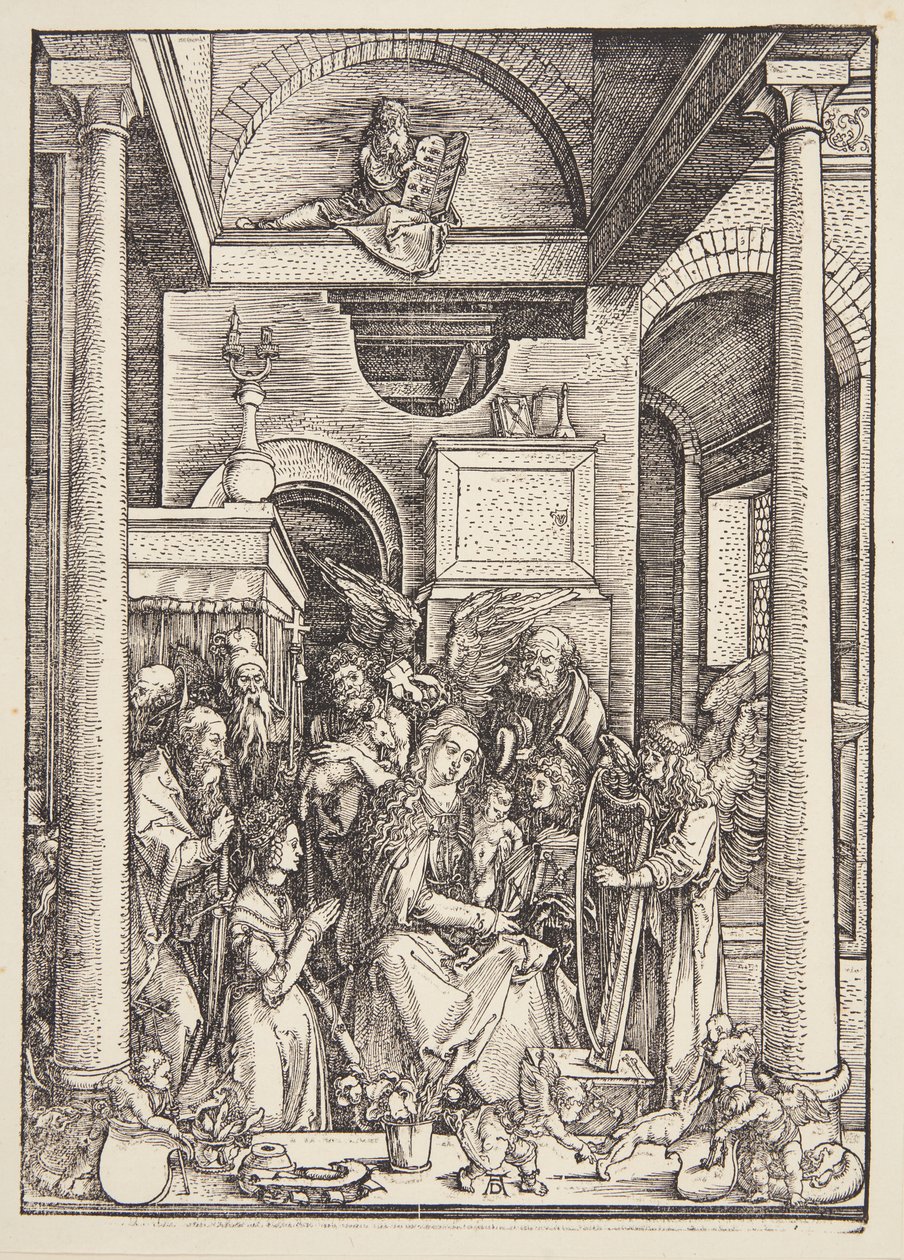 Glorificación de la Virgen de Albrecht Dürer