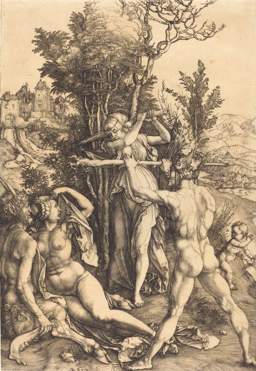 Hércules en la Encrucijada, 1498-1499 de Albrecht Dürer