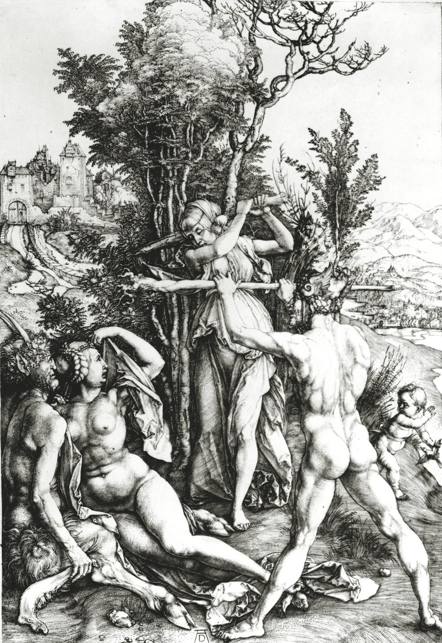 Hércules en la encrucijada, 1498 de Albrecht Dürer