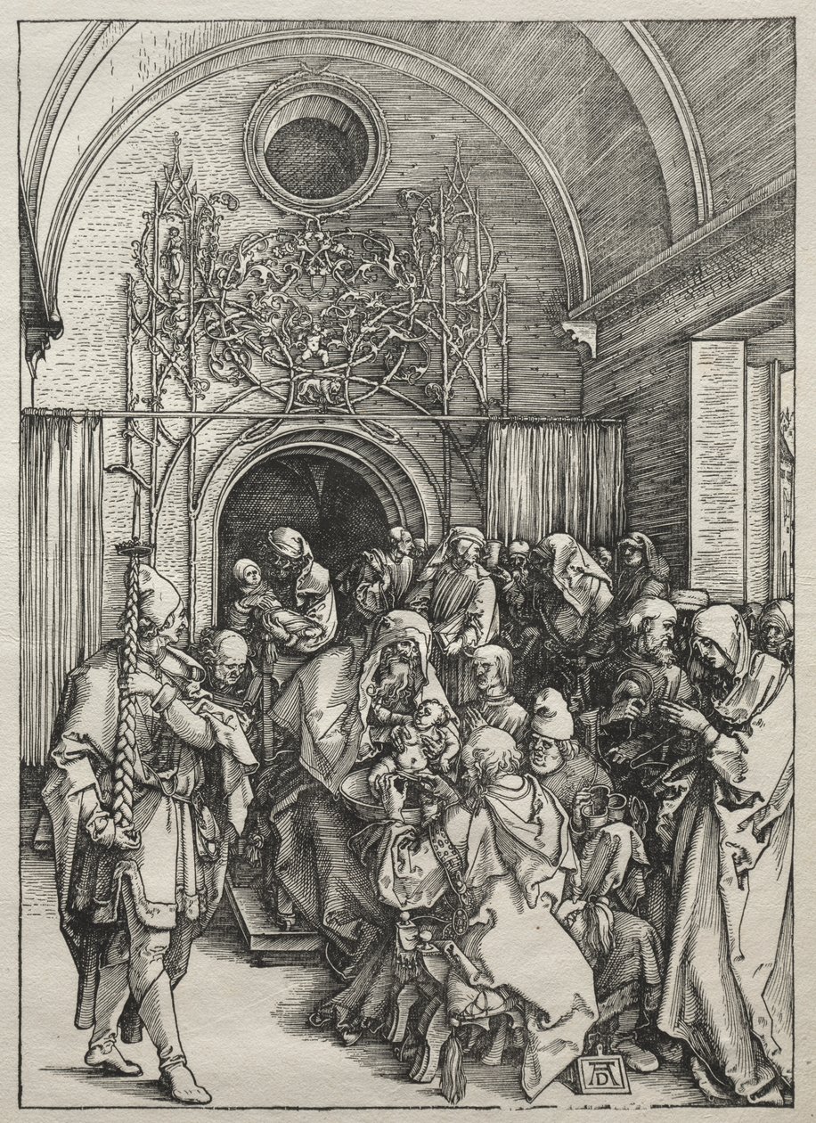 Vida de la Virgen: La Circuncisión de Albrecht Dürer