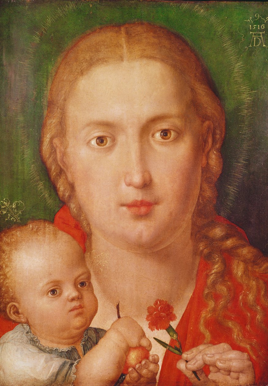 Madonna del clavel, 1516 de Albrecht Dürer