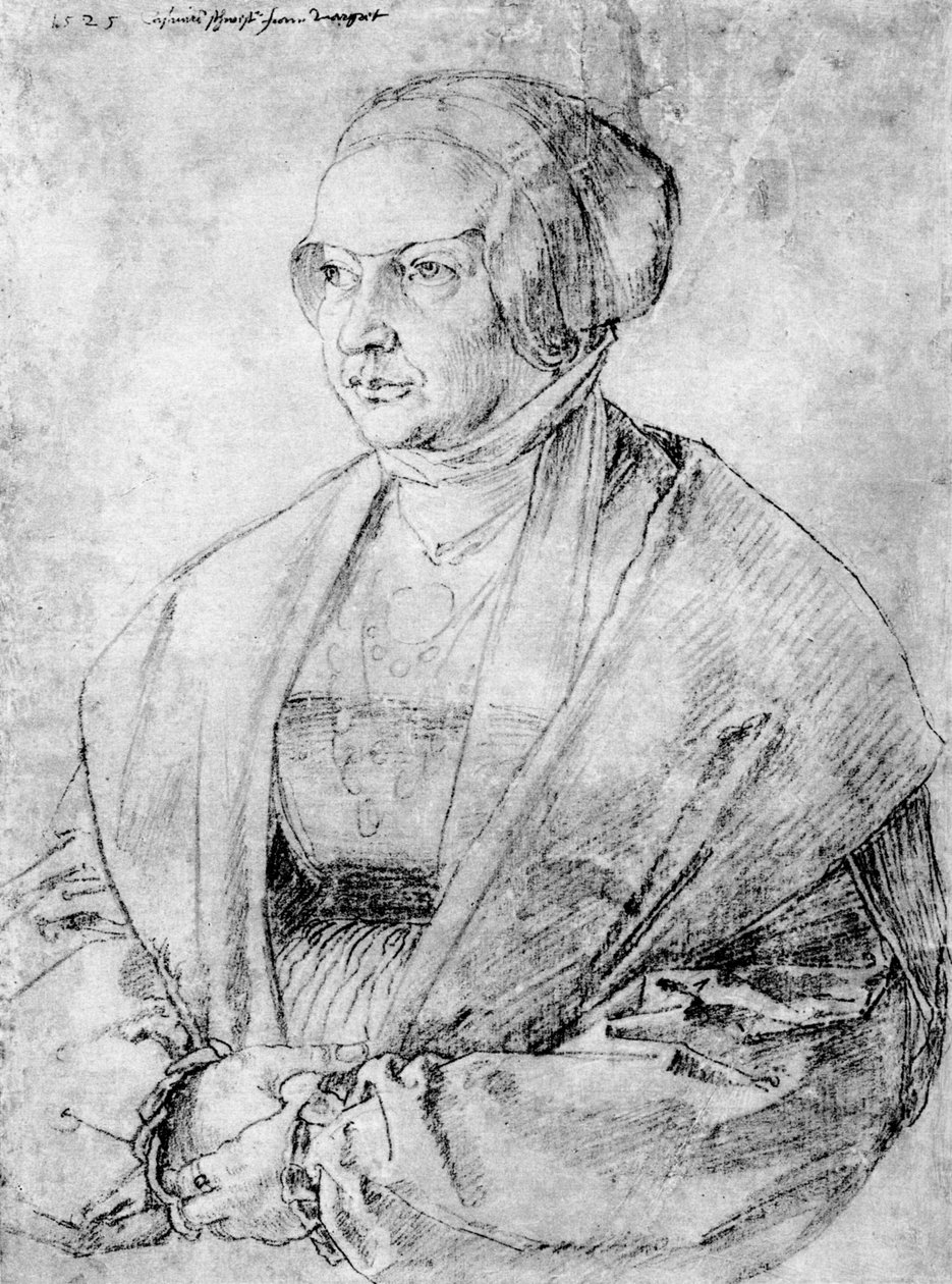 Margarete von Brandenburg-Ansbach, 1525, 1936 de Albrecht Dürer