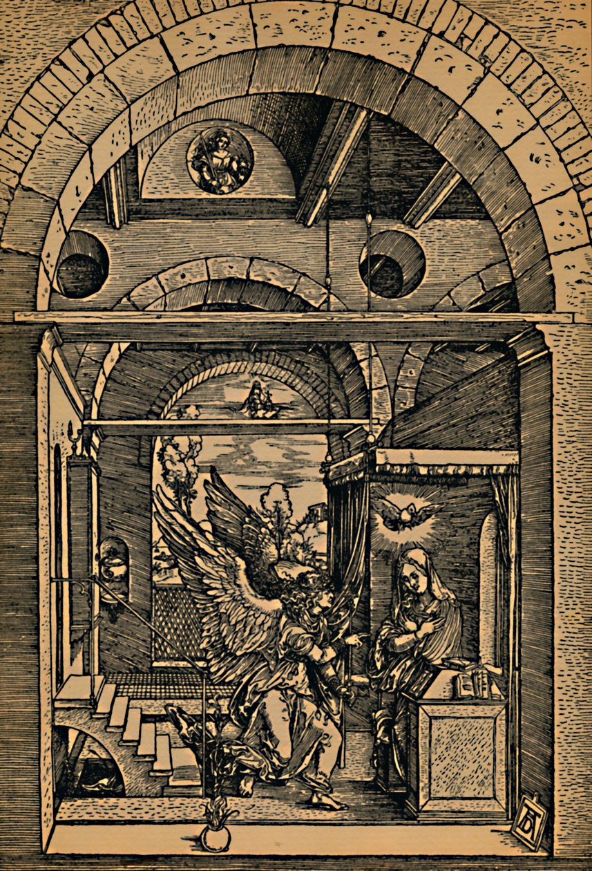 Anunciación, c1503 de Albrecht Dürer
