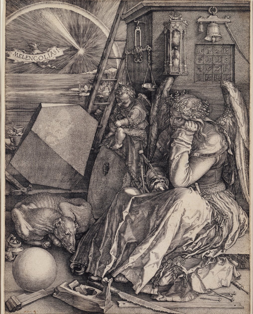 Melancolía I de Albrecht Dürer