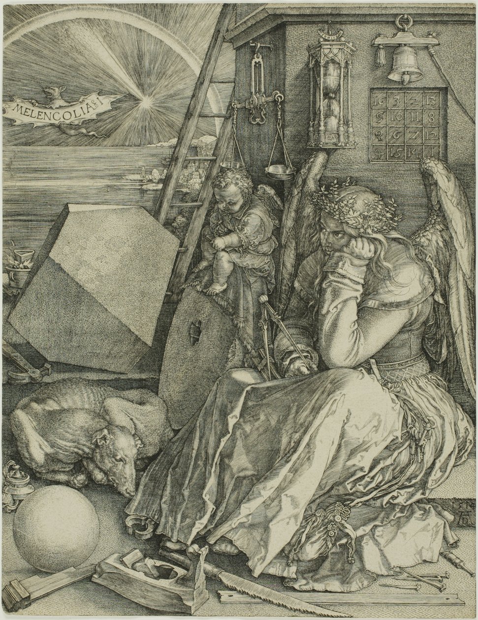 Melancolía I de Albrecht Dürer