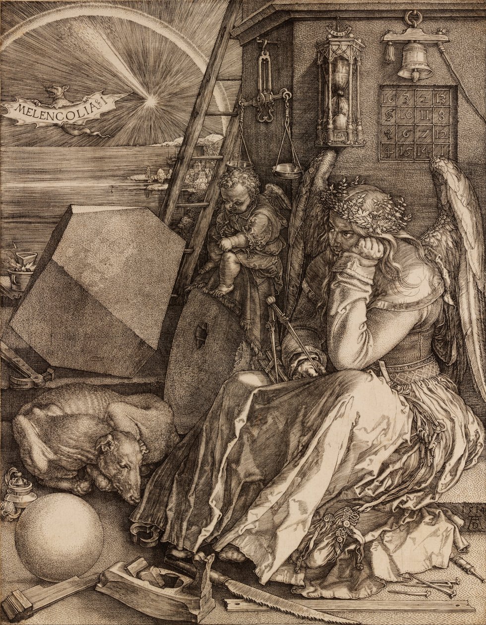 Melancolía I de Albrecht Dürer