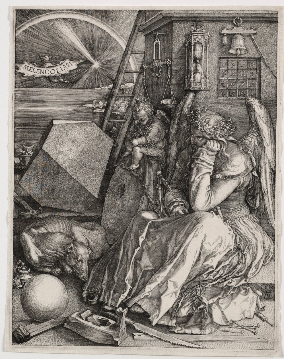 Melancolía I, 1514 de Albrecht Dürer